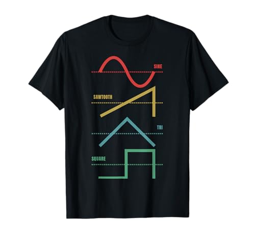 FOKS. /// Electronic Music - Rave - LFO Dance Vintage Analog Synthesizer Techno Waveform - Synth Nerd Unisex Erwachsene und Kinder T-Shirt Schwarz S FOKS. /// Electronic Music - Rave - LFO Dance Vintage Analog Synthesizer Techno Waveform - Synth Nerd Unisex Erwachsene und Kinder T-Shirt Schwarz S von FOKS. /// Electronic Music - Rave - LFO Dance