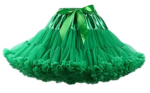FOLOBE Erwachsene luxuriöse weiche Chiffon Petticoat Tüll Tutu Rock Damen Tutu Kostüm Petticoat Ballett Tanz Rock von FOLOBE