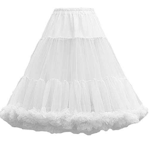 FOLOBE Fancy Gothic Lolita Unterrock Petticoat 50er Jahre Vintage Tutu Rock von FOLOBE