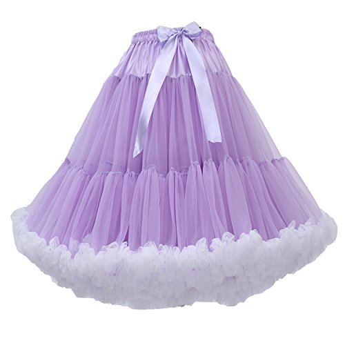 FOLOBE Frauen Tutu Kostüm Ballett Tanz Multi-Layer Puffy Rock Erwachsene luxuriöse weiche Petticoat FOLOBE Frauen Tutu Kostüm Ballett Tanz Multi-Layer Puffy Rock Erwachsene luxuriöse weiche Petticoat von FOLOBE