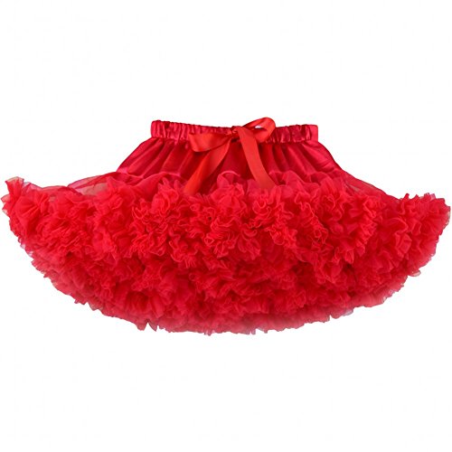 FOLOBE Frauen Tutu Rock Prinzessin Mesh Puff Petticoat Fluffy Pettiskirts 40 cm von FOLOBE