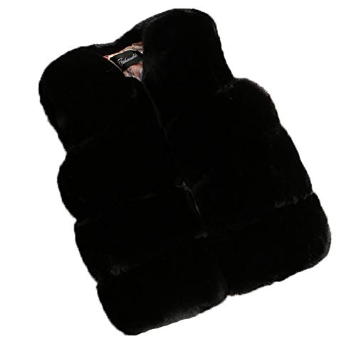 FOLOBE Kind Faux Fuchspelz Weste Kids Soft Gilet Girls von FOLOBE