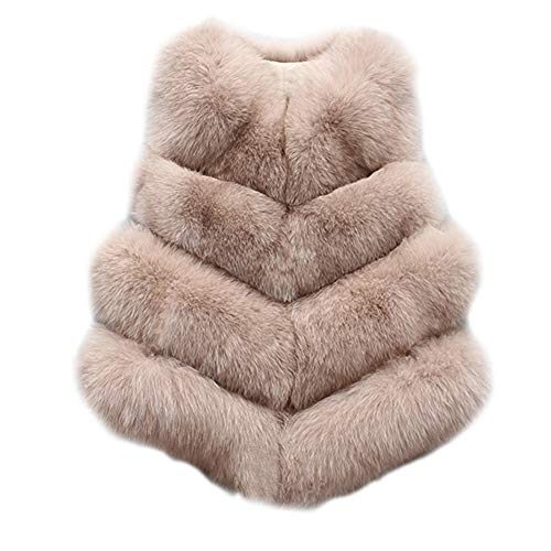 FOLOBE Womens 'Soft Faux Fur Weste Erwachsene Weste Jacke von FOLOBE