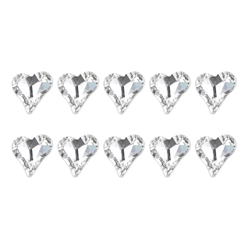 10 Stücke Herznagel Strasssteine Spitzer Bodnagelkristall Edelsteine Klare Charms Nägel Kunstdekorationen Für Frauen 10 Stücke Herznagel Strasssteine Spitzer Bodnagelkristall Edelsteine Klare Charms Nägel Kunstdekorationen Für Frauen von FOLODA