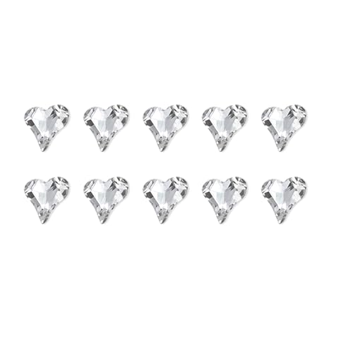 10 Stücke Herznagel Strasssteine Spitzer Bodnagelkristall Edelsteine Klare Charms Nägel Kunstdekorationen Für Frauen 10 Stücke Herznagel Strasssteine Spitzer Bodnagelkristall Edelsteine Klare Charms Nägel Kunstdekorationen Für Frauen von FOLODA