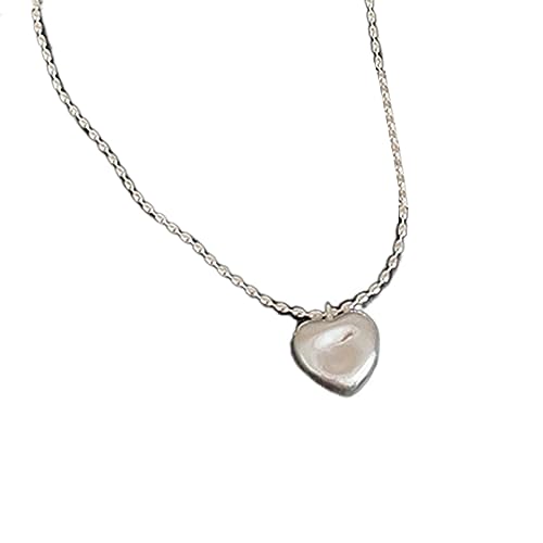 2023 Liebe Anhänger Charm Halskette Vintage Vielseitige Nackenkette Adjsable Collar Ketten Mit Metallblume Charm Temperament Temperament Kettenkette von FOLODA