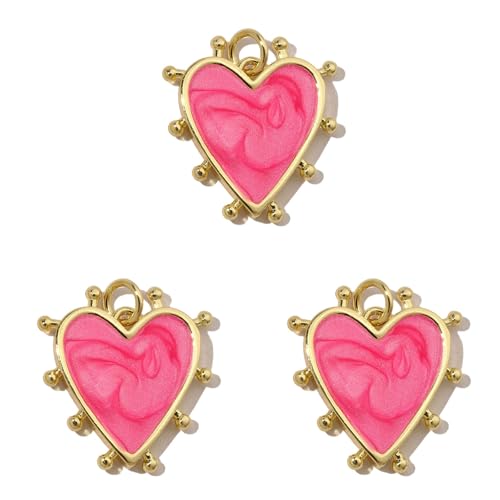 3pcs 18K Gold Plattiert Charme Herz Dices Pokerkartenanhänger Mit Kubischen Zirkonia Halskette Ohrringe Komponenten Frauen Modeschmuck von FOLODA