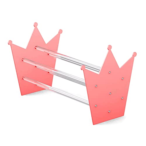 Acryl Stirnbandhalter Organizer Kron Schmuck Display Ständer Haarband Hair Hoop Display Stand Für Mädchen Frauen Kronstirnbandhalter Haare Clip von FOLODA