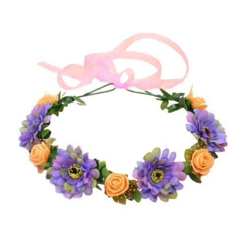 Blumen Stirnbänder Für Damen Braut Blumen Für Hochzeit Party Blumengirlanden Haarkranz Blumen Stirnbänder Blumen Stirnbänder Für Mädchen von FOLODA