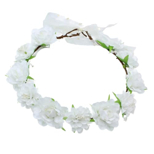 Blumen Stirnbänder Für Damen Braut Blumen Für Hochzeit Party Blumengirlanden Haarkranz Blumen Stirnbänder Blumenkranz Stirnbänder von FOLODA