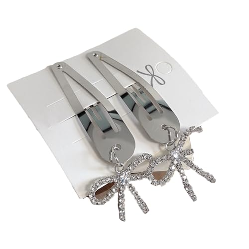 Bowknot Heart Anhänger Haarclip Leichte Metallhaarnadel Für Kinder Frauen Kopfbedeckung Für Verschiedene Frisuren Geeignet von FOLODA