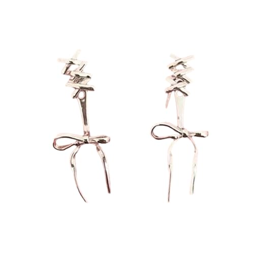 Bowknot Studs Ohrringe Minimalist Ohr Piercing Schmuck Accessoire Stylish Ohrhänger Schmuck Für Modebegeisterte Süße Accessoires von FOLODA