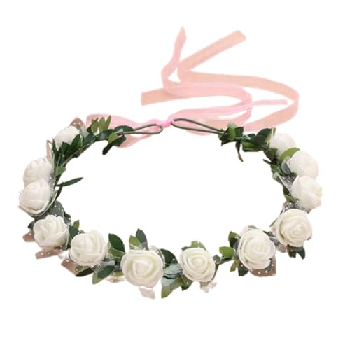 Braut Für Hochzeit Blumen Stirnbänder Braut Blumen Stirnbänder Frauen Blumengirlanden Haarkranz Blumengirlanden von FOLODA