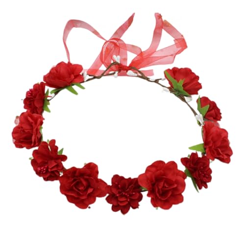 Braut-Stirnbänder, Blumen-Haarbänder, Blumen-Girlanden, Haarkranz, Brautblume für Hochzeit, Blumenkranz von FOLODA