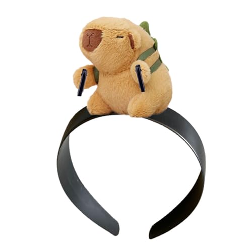 Capybara Haarschmuck, Kopfbedeckung, zahnlos, Baumwolle, Kopfschmuck, niedliches Haarband, geeignet für jeden Anlass, geeignet für verschiedene Anlässe von FOLODA