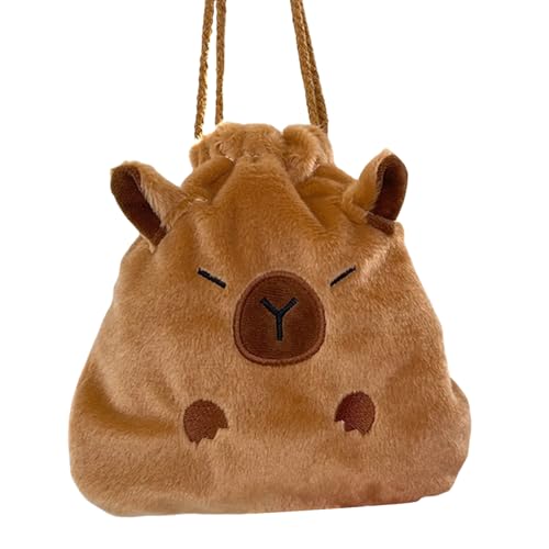 Cartoon Animal Tragbarer Aufbewahrungsbeutel Mit Kordelstring Designs Weiche Plüsch Geschenkbeutel Zur Organisation Essential von FOLODA