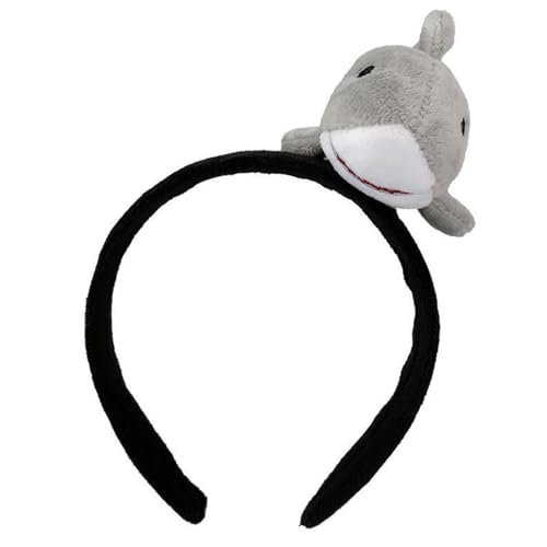 Cartoon Fisch Stirnband Niedliches 3D Gefülltes Plüschtier Haarband Für Frauen Und Mädchen Haarschmuck Make Up Kopfschmuck Leichtes Haarband von FOLODA