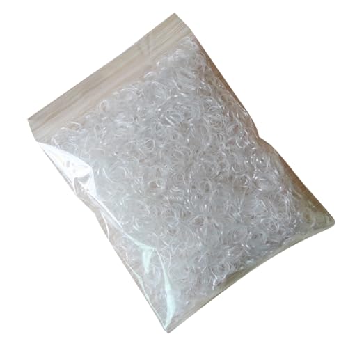 Clear Hair Elastics Vielseitige Haarbindungen Haarzubehör Geeignet Für Verschiedene Stile Und Tägliche Verwendung von FOLODA