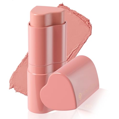 Creme Rouge Stick Langlebiger Wangentönung Für Frauen Multi Purpose Lip Und Wangen Make Up Easy Blend Cream Rougeer von FOLODA
