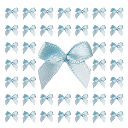 FOLODA 200 Stcs Farbenfrohe Bögen Satins Bande Bowknot Dekoration Handarbeit Blumenvorräte Für Bastelhandwerk Geschenkwrap Dekoration Kleine Bunte Bögen BRÜFKRAFT SCRACKING Handmade Childrens von FOLODA