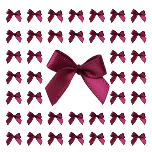 FOLODA 200 Stcs Farbenfrohe Bögen Satins Bande Bowknot Dekoration Handarbeit Blumenvorräte Für Bastelhandwerk Geschenkwrap Dekoration Kleine Bunte Bögen BRÜFKRAFT SCRACKING Handmade Childrens von FOLODA