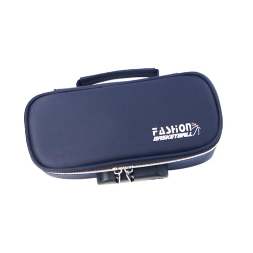 FOLODA Bleistifthülle Mit Hoher Kapazität 4 Abschnitt Leinwand Stiftbeutel Mit Kombinationsschloss Tragbarer Stift Organizer Travel Cosmetics Hülle Multi Layer Leinwand Bleistiftbeutel von FOLODA