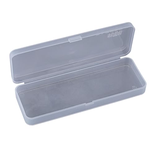 FOLODA Clear Pencil Case Praktische Plastikspeicherbox Bleistiftbehälter Stift Box Großkapazität Bleistiftbox Bleistiftbehälter FOLODA Clear Pencil Case Praktische Plastikspeicherbox Bleistiftbehälter Stift Box Großkapazität Bleistiftbox Bleistiftbehälter von FOLODA