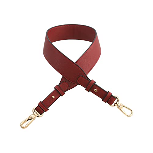 FOLODA Ersatzhandtasche Schultergurt Mit Schnallen 80 Cm Verstellbarer Schulter Cross Body Bag Gurt Für Geldbörse Handwerkstaschen PU Leder Schwarz/dunkelgrün/dunkelrot/dunkellila/olivgrün/tief von FOLODA