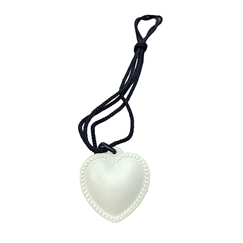 FOLODA Europäischer Und Amerikanischer Roman Leathers Liebt Anhänger Die Peinstimmte Schlüsselbeinkette Verstellbares Schwarzes Seil Kaltes Halskette Leder Heart Halskette Für Mädchen von FOLODA