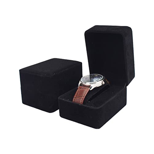 FOLODA Exquisite Schmuck Display Reisen Koffer Watch Storage Organizer Display Männer Geschenke Wächterschachtel Kurzer Plüschhalter Koffer Armbandhalter von FOLODA