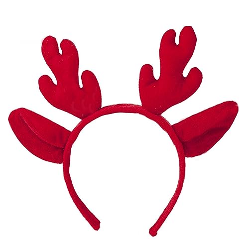 FOLODA Fawn Stirnband für Weihnachten, Geweih, Kopfbedeckung, Haarreifen für Halloween, Weihnachten, Kopfschmuck, Partyzubehör, Geweih, Stirnband für Herren von FOLODA