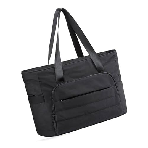 FOLODA Frauenumhängetasche Mit Mehreren Pockes Und Reißverschlüssen Gesteppte Fitness Fitness Handtasche Mit Yogamatte Für Reisetsport Training Tragbare Yoga Tasche von FOLODA
