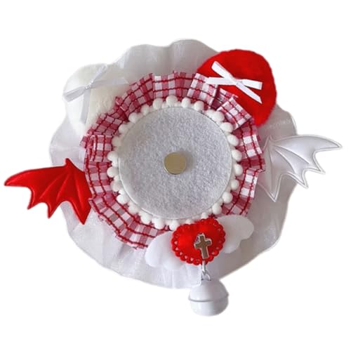 FOLODA Handgefertigter Spitzenabzeichenhalter Mit Glocken Ornament Stilvolle Brosche Stift Organizer Ausstellungsständer Für Schmuck Und Accessoires Party Dekoration Showcase von FOLODA