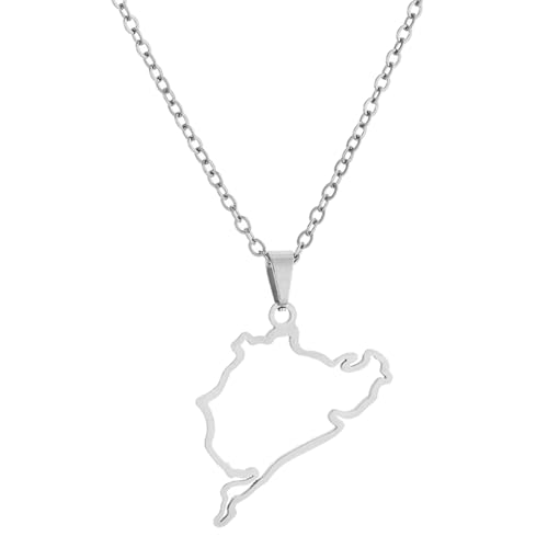 FOLODA Mode Automobilautos Halskette Elegant Edelstahl Neckchain Handmade Schlüsselbein Kette Einzigartig von FOLODA