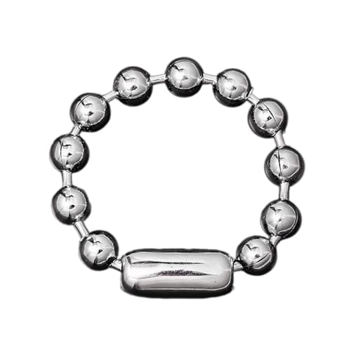 FOLODA Mode Hip Hop Perlen Armband Für Männer Weihnachten Valentine Geschenk Vintage Perlenkugel Armband Perlen Kette von FOLODA