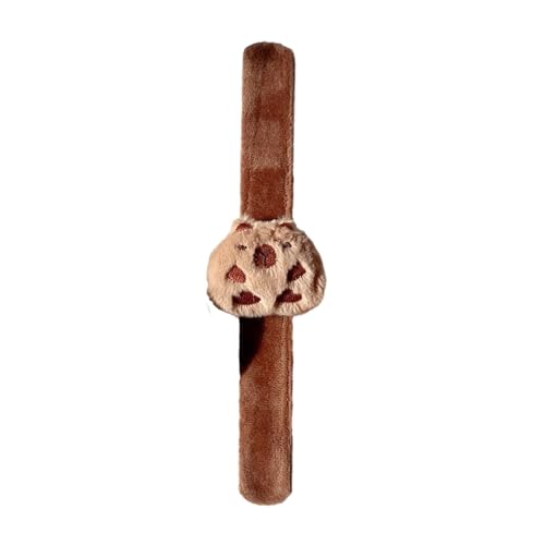 FOLODA Niedliche Capybara Slap Snap Wrap Slap Snap Armband Weiche Plüschmaterial Verstellbares Armband Geschenk Für Capybara Liebhaber Kinder Armbänder Armbänder FOLODA Niedliche Capybara Slap Snap Wrap Slap Snap Armband Weiche Plüschmaterial Verstellbares Armband Geschenk Für Capybara Liebhaber Kinder Armbänder Armbänder von FOLODA