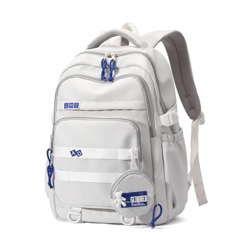 FOLODA Rucksack Mit Großer Kapazität Rucksack Freizeitpacks School Tasche Ästhetischer Reisetasche Laptop Für Jugendliche Mädchen Jungen Große Kapazität Daypacks Trendy Student School Travel von FOLODA