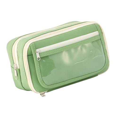 FOLODA Stiftkoffer Bleistiftbeutel Tasche Einfacher Großer Bleistiftkoffer Stift Organisatoren Reißverschlüsse Erweiterbarer Bleistifthalter Box Großer Bleistiftbeutel Große Kapazität von FOLODA