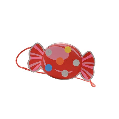 FOLODA Stilvolle Gelbe Bonbonförmige Geldbörse Für Mädchen Kleine Crossbody Tasche Für PU Umhängetaschen Spaß Und Modetasche Kleine Mädchen Geschenktüte von FOLODA