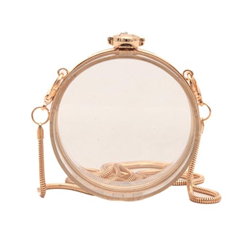 FOLODA Stylsih Klare Acrylhandtasche Mode Schulterbeutel Kleine Crossbody Bod von FOLODA