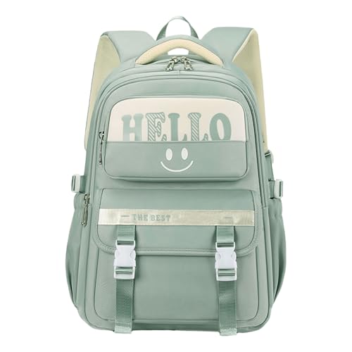 Geräumiger Student Rucksack Für Teenager Multi Funktionsfächer School Tasche Freizeitpack Für Mode Teen Girls Multi Funktionale Fächer von FOLODA