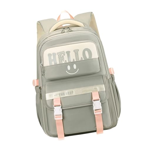 Geräumiger Student Rucksack Für Teenager Multi Funktionsfächer School Tasche Freizeitpack Für Mode Teen Girls Multi Funktionale Fächer von FOLODA