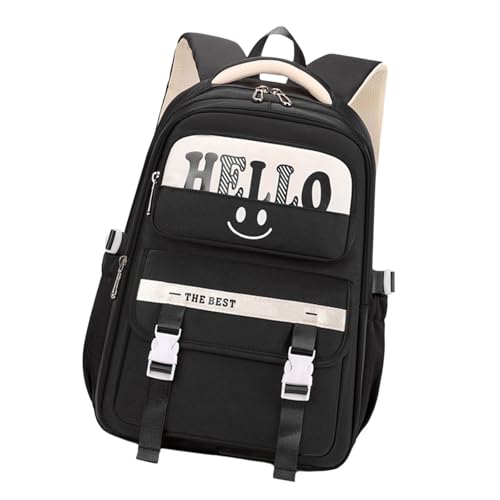 Geräumiger Student Rucksack Für Teenager Multi Funktionsfächer School Tasche Freizeitpack Für Mode Teen Girls Multi Funktionale Fächer von FOLODA