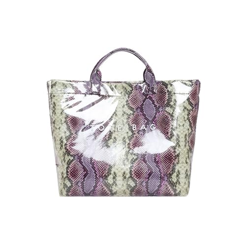 Großkapazitätsbriefdruckdrucken Tasche Für Frauen Tiermuster Mode PVC Handtasche Zum Pendeln Und Einkaufsbeutel Großkapazitätsbriefdruckdrucken Tasche Für Frauen Tiermuster Mode PVC Handtasche Zum Pendeln Und Einkaufsbeutel von FOLODA