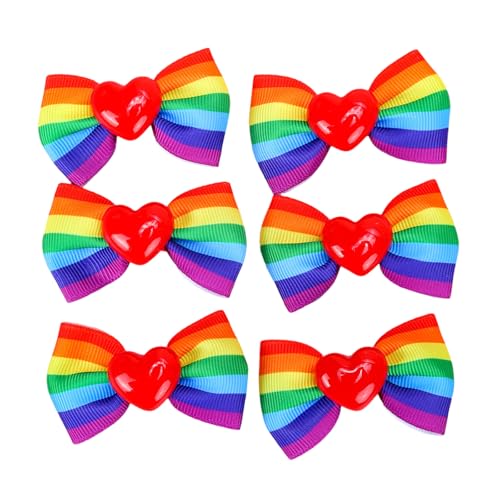 Haarclip 2000er Mädchen Bowknot Clip Kopfschmuck Farbenfroh von FOLODA