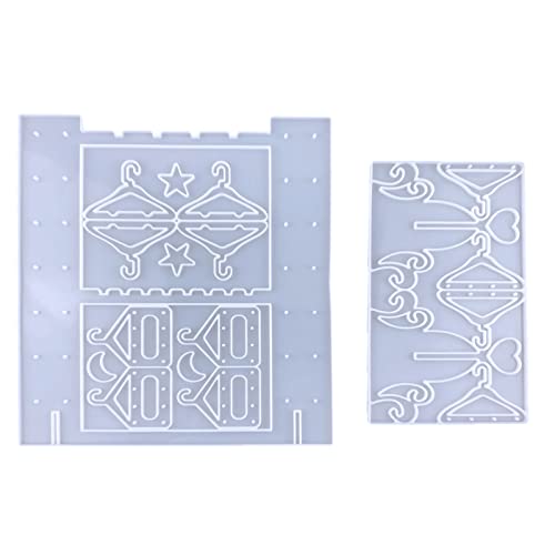 Kleiderbügel Geformte Ohrringregalformform Schmuck Organizer Form Zum Hängenden Dangle Ohrringe Displayhalter Geschenke Für Mädchen Display Ständer Formen Harz von FOLODA