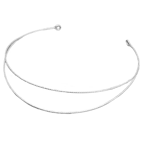 Metall Stirnbänder Für Damen Zum Selbermachen Basteln Blanko Dünner Metalldrahtrahmen Haarband Stirnbänder Weihnachtsgeschenk Schmuck DIY Metall Stirnband Basis von FOLODA