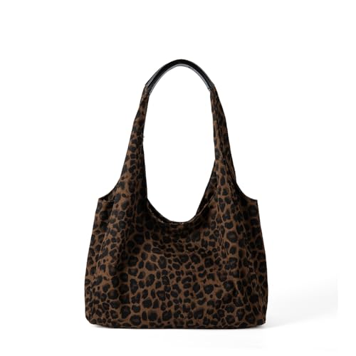 Mode Animal Print Unterarm Umhängetasche Große Kapazität Arbeit Pendler Bag Leichter Polyester Täglich Gebrauch Accessoire Leopardendruck Jeden Tag von FOLODA