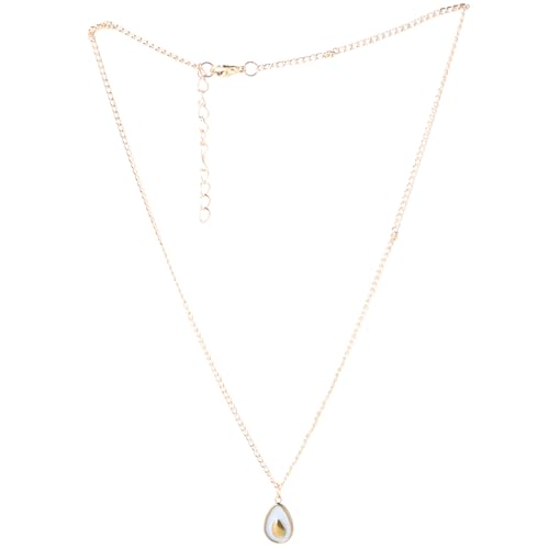 Mode Avocado Anhänger Halskette Mit Komfortables Vielseitiger Gebrauch Robuster Leichtmetallschmuck Für Moderne Frauen Damen Geburtstagsfeier Schmuck von FOLODA