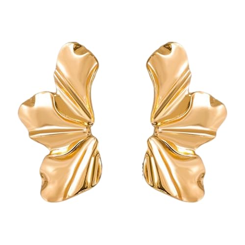 Moderne Sturdyt Leichtmetallohrringe Mit Künstlerblättern Designs Tragbar Um Outfits In Ihrem Kleiderschrank Trendy Frauenzubehör Zu Verbessern von FOLODA